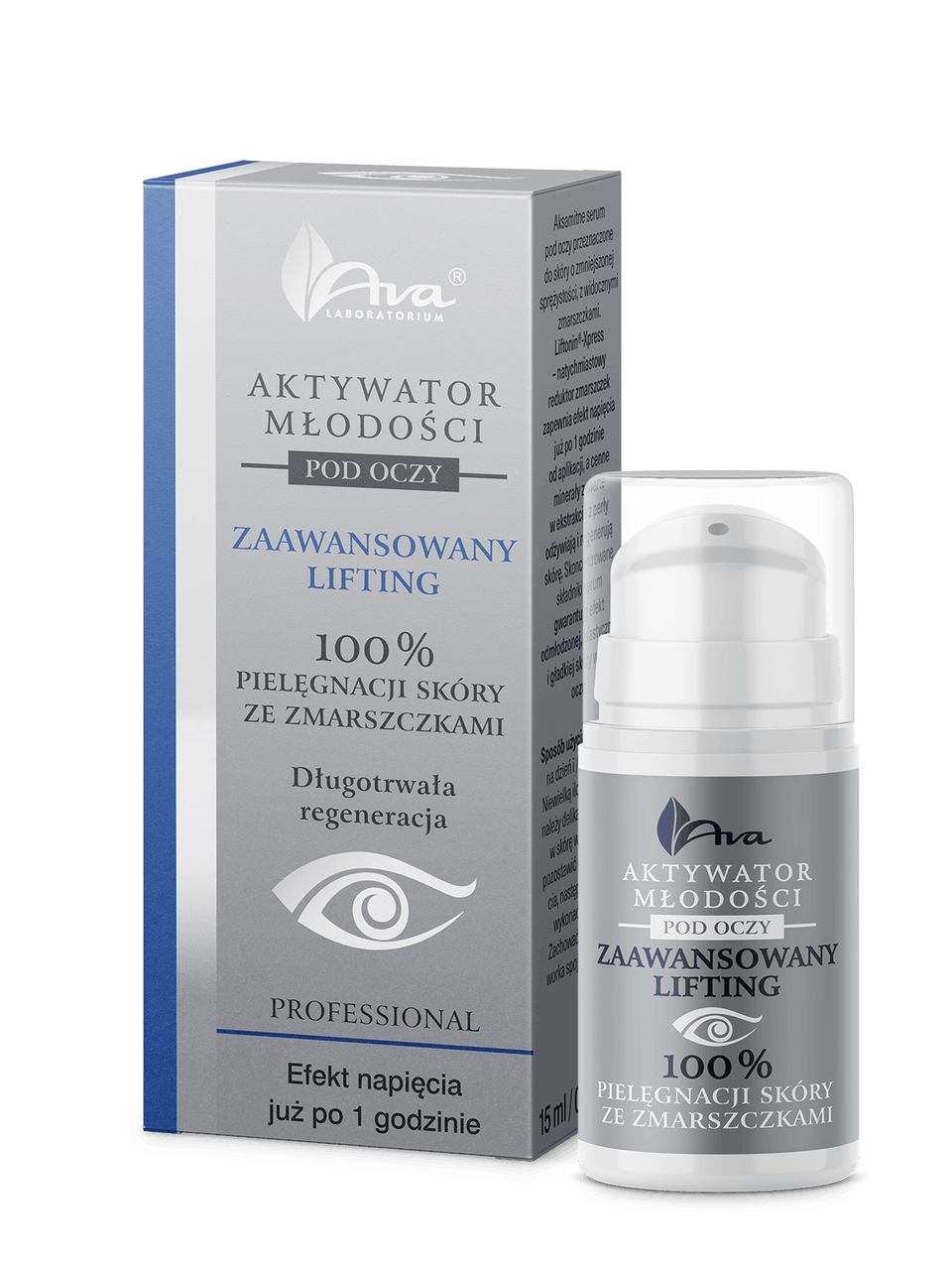 Ava Aktywator Młodości, zaawansowany lifting, serum pod oczy, 15 ml
