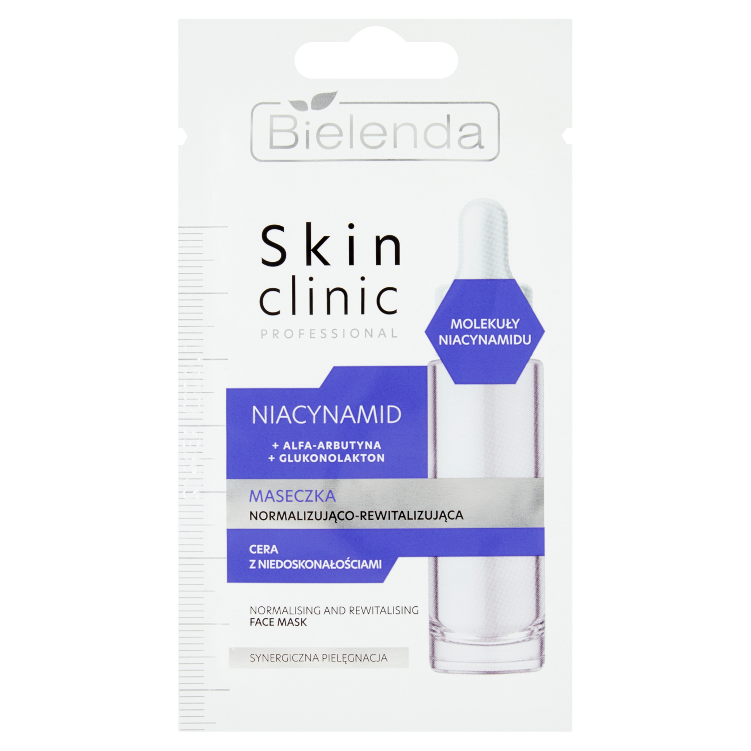 Bielenda Skin Clinic maska z niacynamidem do twarzy, 8 g