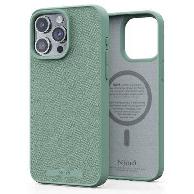 Etui NJORD BY ELEMENTS Fabric Tonal MagSafe do Apple iPhone 15 Pro Max Turkusowy