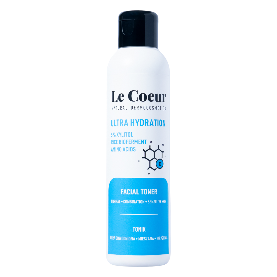 Le Coeur Ultra Hydration tonik do twarzy z biofermentem ryżowym, 150 ml