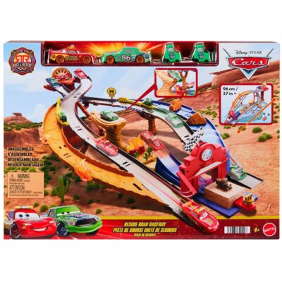 Tor MATTEL Cars Auta Droga Ratunkowa wyścig z przeszkodami Zestaw JFL57