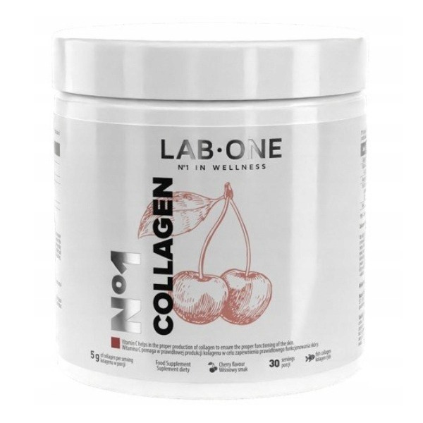 LAB ONE Collagen Wiśnia suplement diety, 198 g