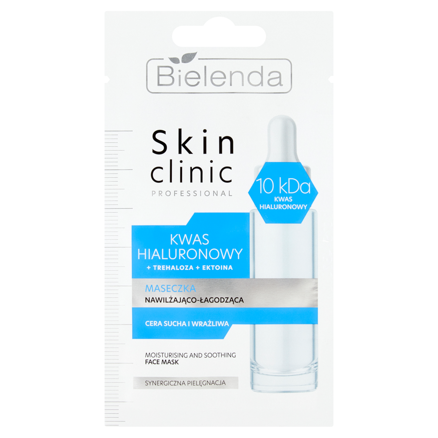 Bielenda Skin Clinic maska z kwasem hialuronowym do twarzy, 8 g