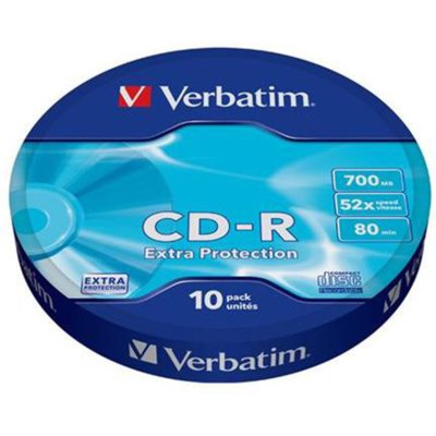 Płyta VERBATIM CD-R, 700 MB, 52x (10 szt.)