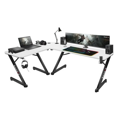 Biurko gamingowe HUZARO Hero 7.0 Biały