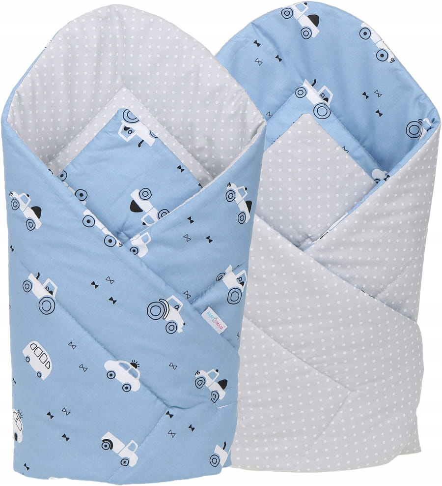 Babymam becik rożek niemowlęcy bawełna dwustronny