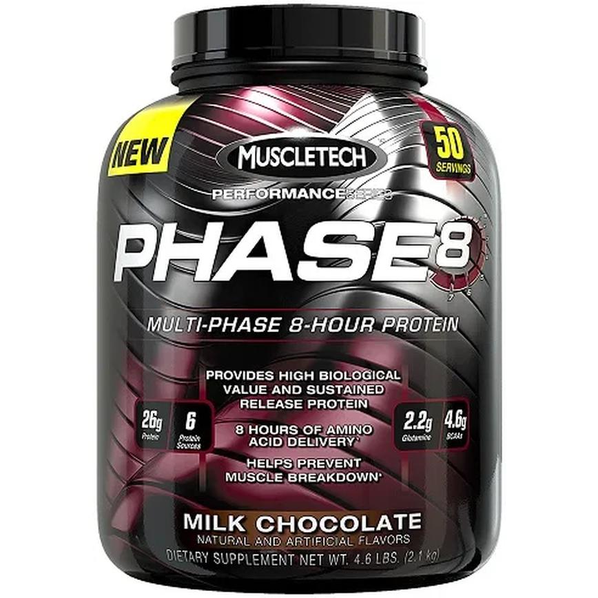 MuscleTech Phase8 Protein odżywka białkowa, Milk Chocolate, 2090 g