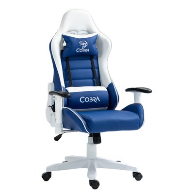 Fotel gamingowy COBRA Rebel CR204 Niebiesko-biały