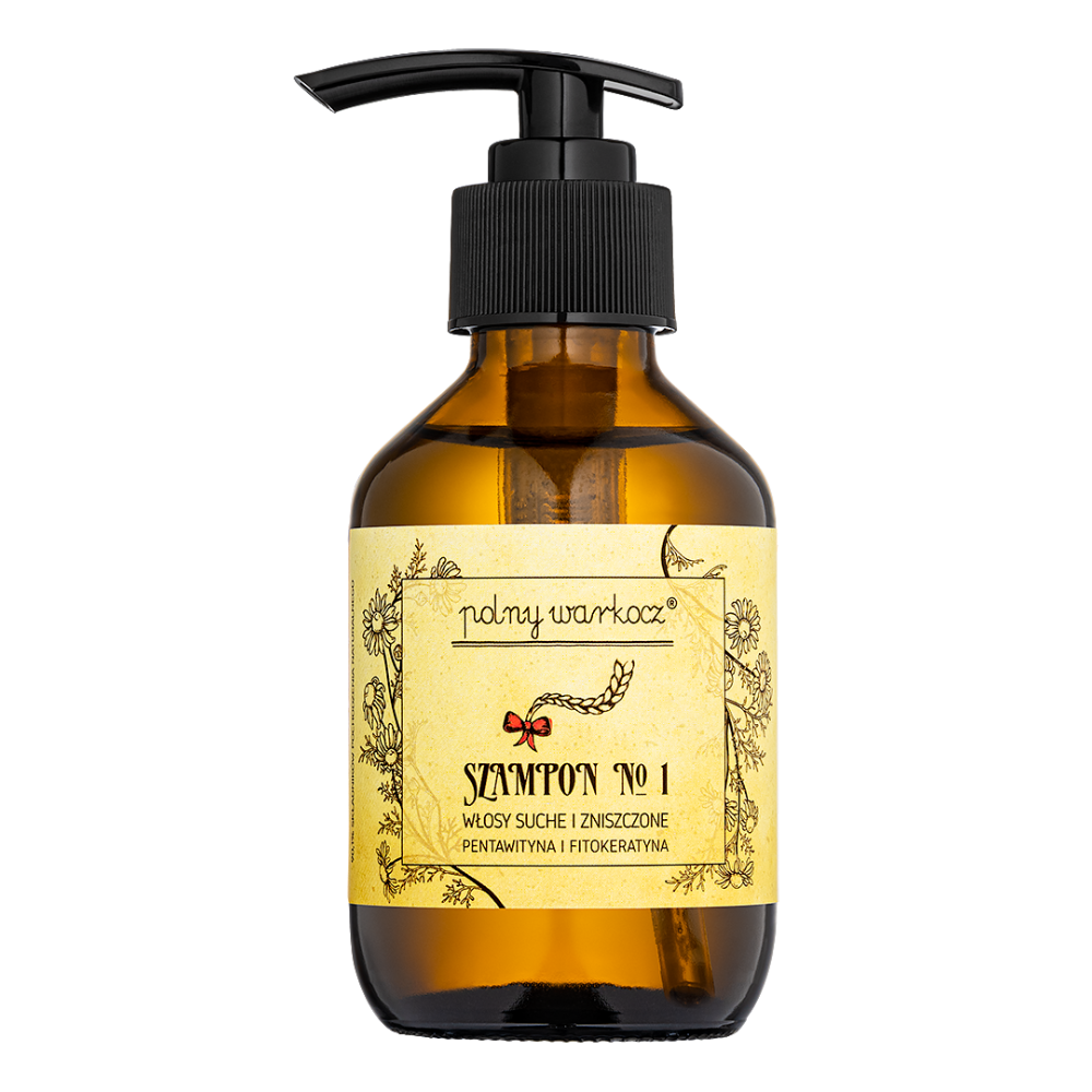 Polny Warkocz szampon no1 włosy suche i zniszczone pentawityna i fitokeratyna, 150 ml
