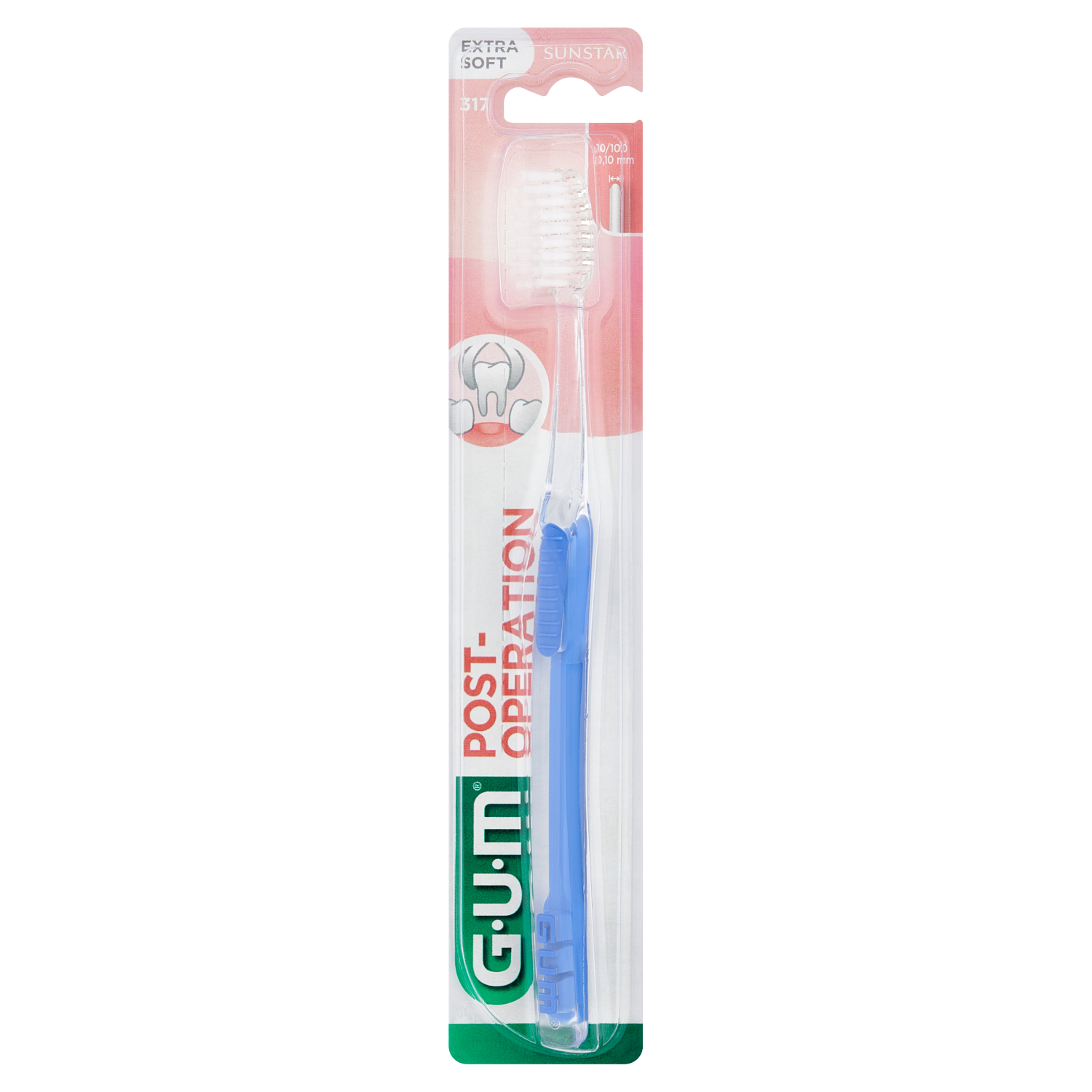 Gum szczoteczka pooperacyjna do mycia zębów ultra miękka, 1 szt.