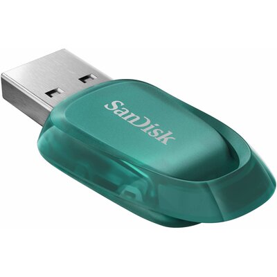 Pendrive SANDISK Ultra Eco 64GB, USB 3.2 Gen. 1 (USB 3.0), Odczyt 100 Mb/s Zielony