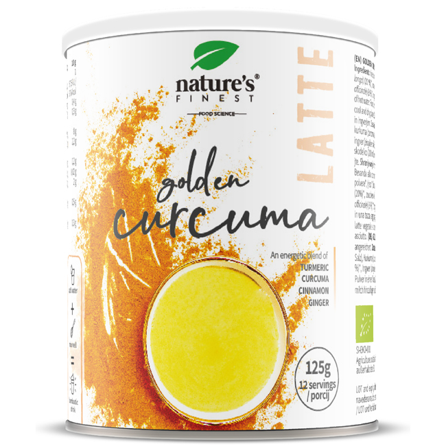 Nature's Finest Bio Curcuma Latte suplement diety, 125 g