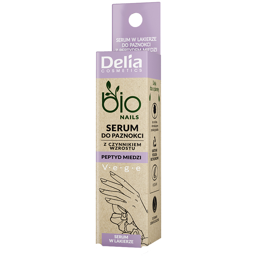 Delia Bio wspomagające wzrost serum do paznokci w lakierze, 11 ml