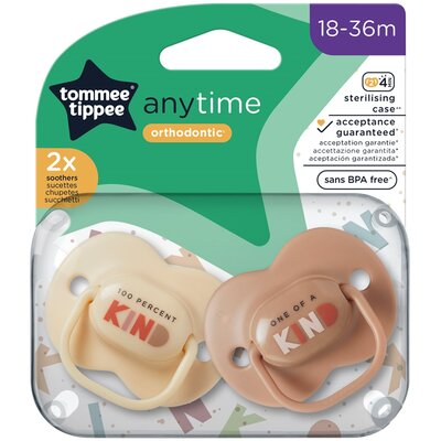 Smoczek TOMMEE TIPPEE Any Time mix (2 sztuki)