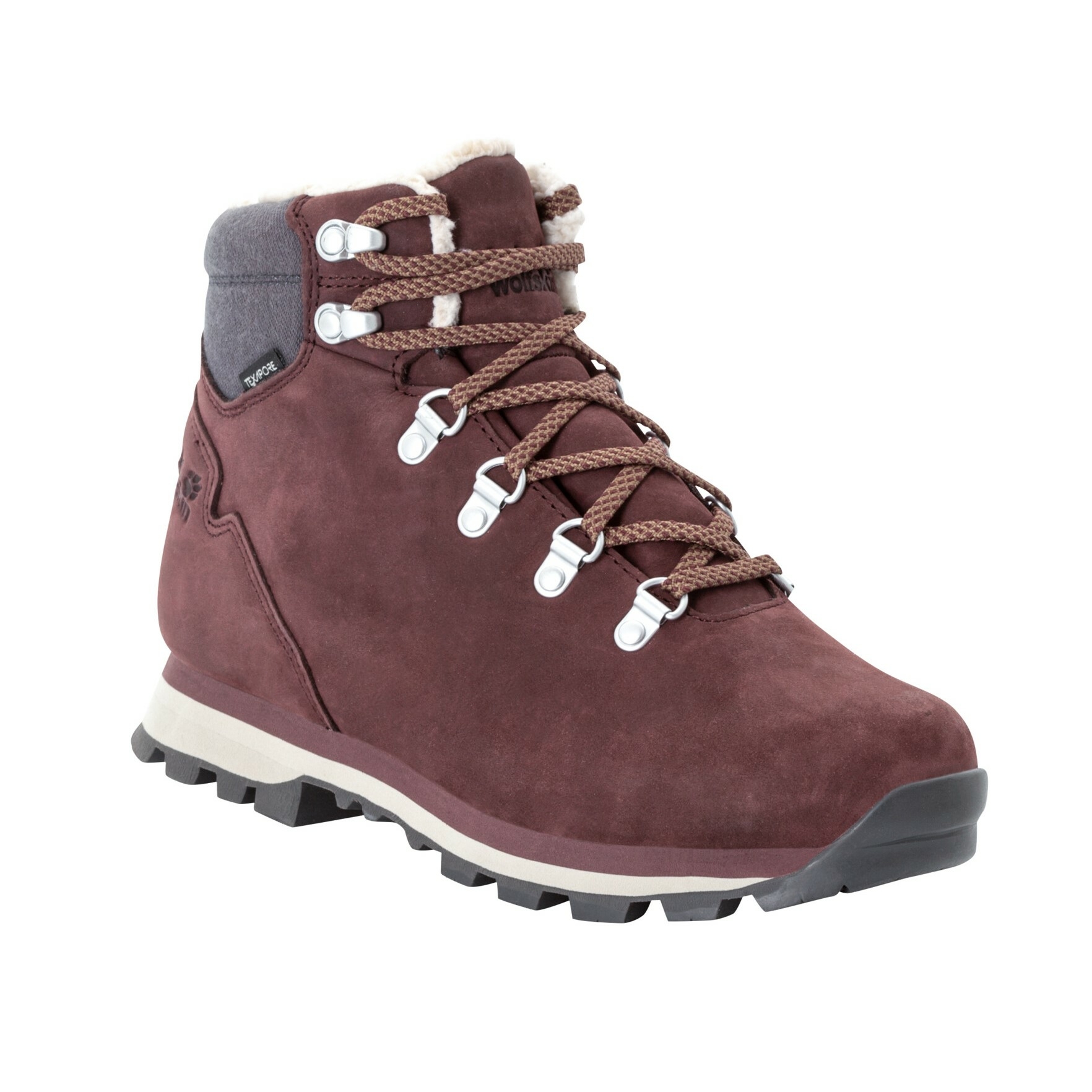 Damskie buty zimowe Jack Wolfskin THUNDER BAY TEXAPORE MID W winter grape - 40