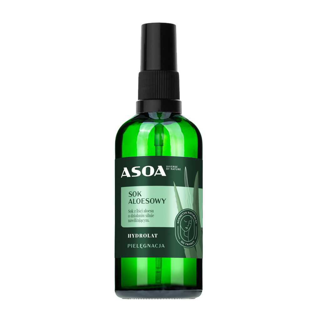 Asoa hydrolat do twarzy sok aloesowy, 100 ml