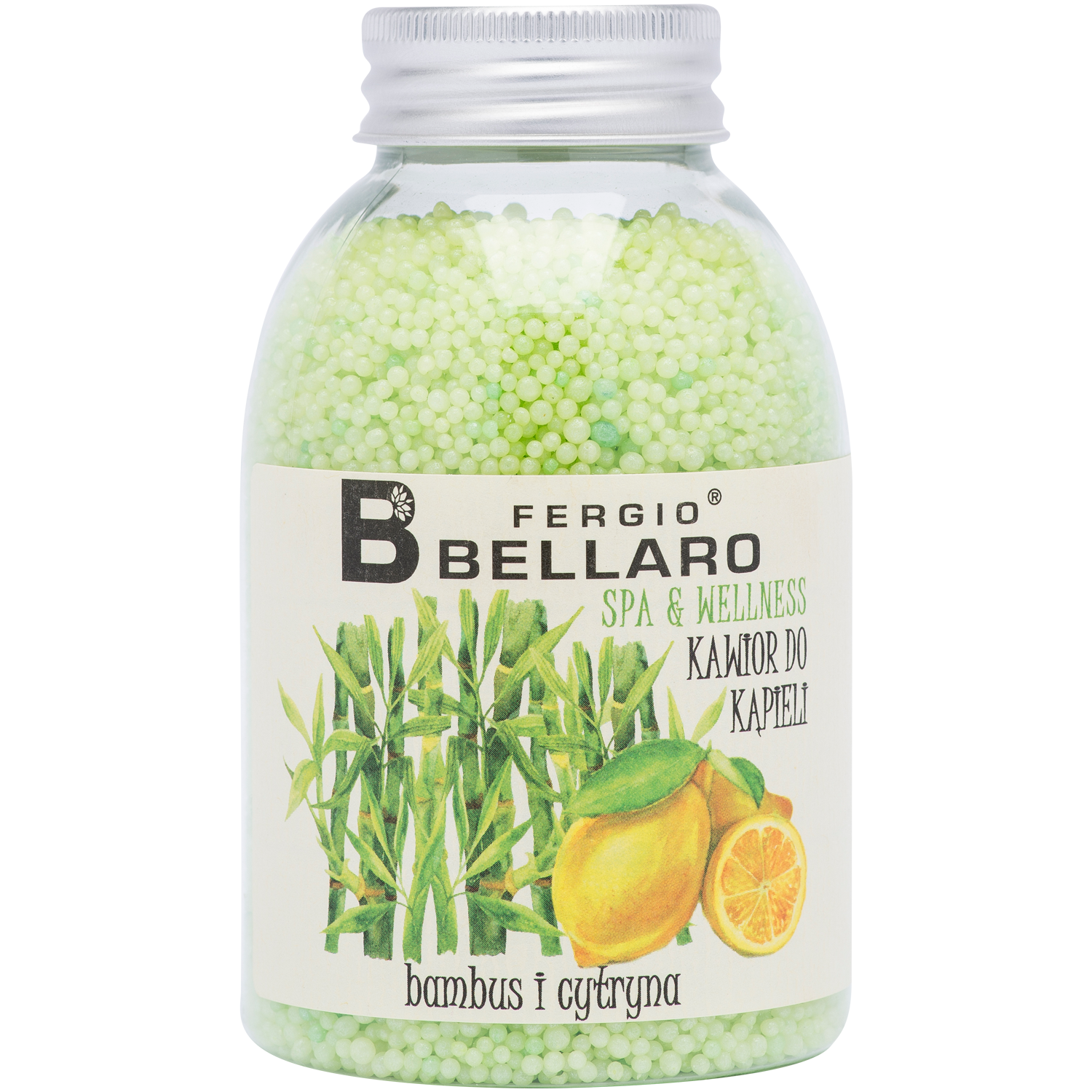 Fergio Bellaro Bambus i cytryna kawior do kąpieli, 190 g