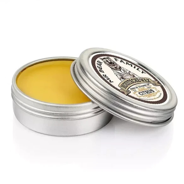 Mr Bear Family Citrus wosk do wąsów, 30 ml