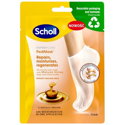 Maska nawilżająca SCHOLL z miodem manuka PediMask
