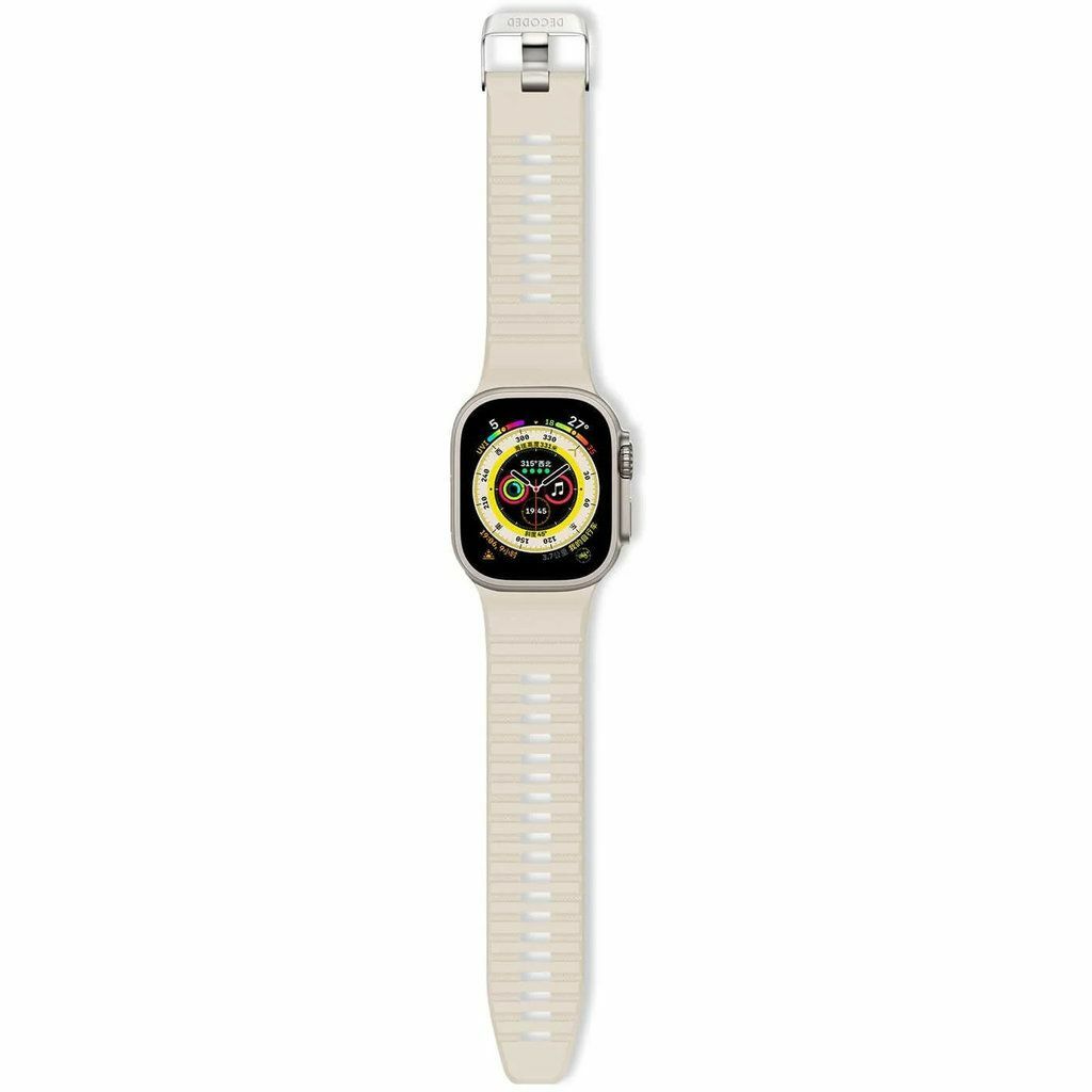 Decoded Ultra Traction Biały - pasek Apple Watch 49/45/44/42 mm