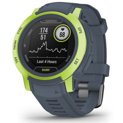 Zegarek sportowy GARMIN Instinct 2 Surf Edition Szaro-zielony