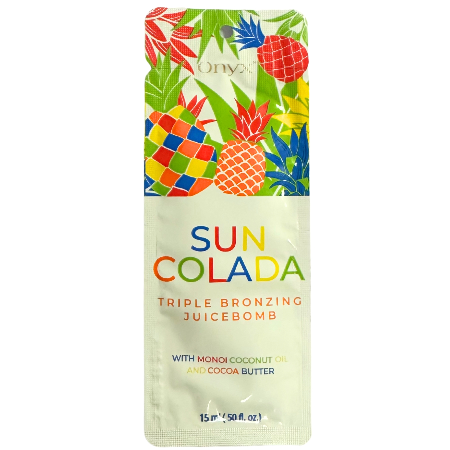 Onyx Suncolada potrójny balsam brązujący z olejem kokosowym i formułą happy skin, 15 ml