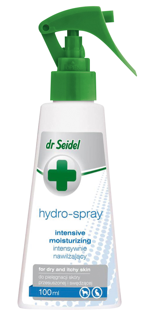 dr Seidel Hydro-spray nawilżający dla psów i kotów, 100 ml