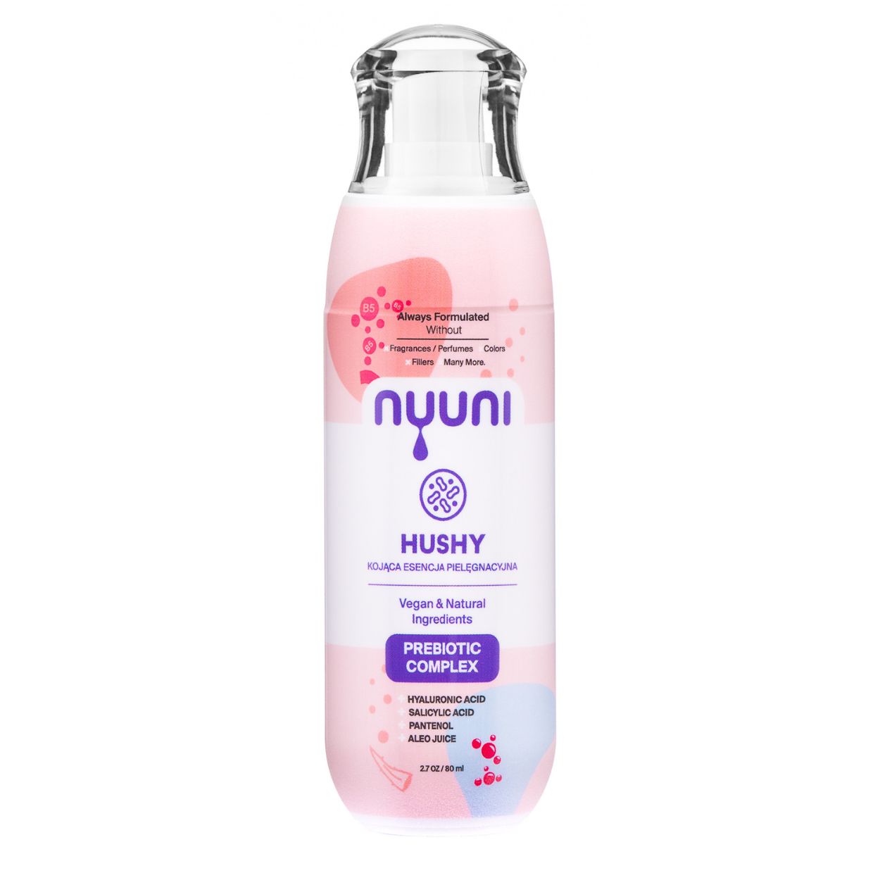 Nuuni Hushy kojąca esencja pielęgnacyjna do twarzy, 80 ml