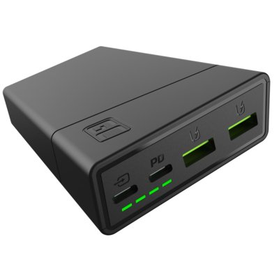 Powerbank GREENCELL PowerPlay 20 20000 mAh 18W Czarny