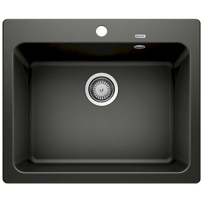 Zlewozmywak jednokomorowy BLANCO Naya 6 Czarny 51x61.5