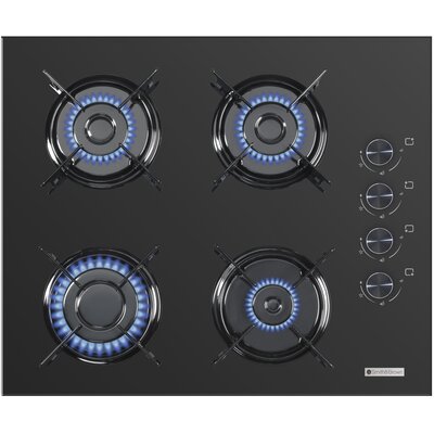 Płyta gazowa SMITH&BROWN SHO-G461-BP4 Czarne szkło