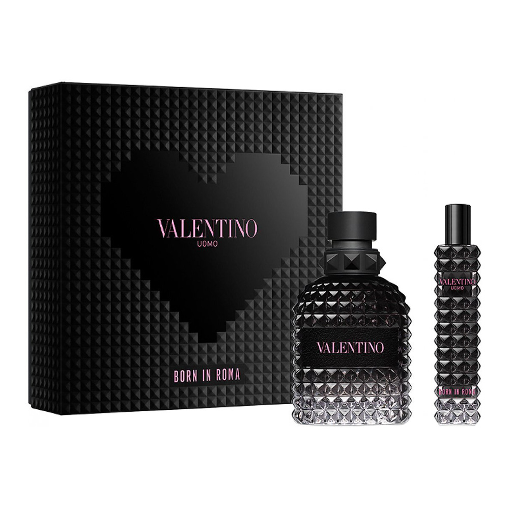 Valentino Uomo Born in Roma zestaw męski: woda toaletowa, 50 ml + woda toaletowa, 15 ml