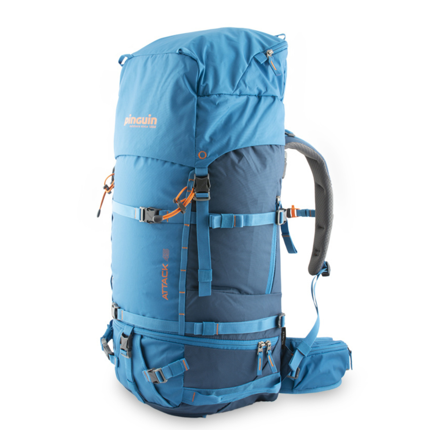  Plecak trekkingowy Pinguin Attack 45 petrol - ONE SIZE
