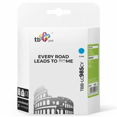 Tusz TB PRINT do Brother LC-985CY Błękitny 19 ml TBB-LC985CY