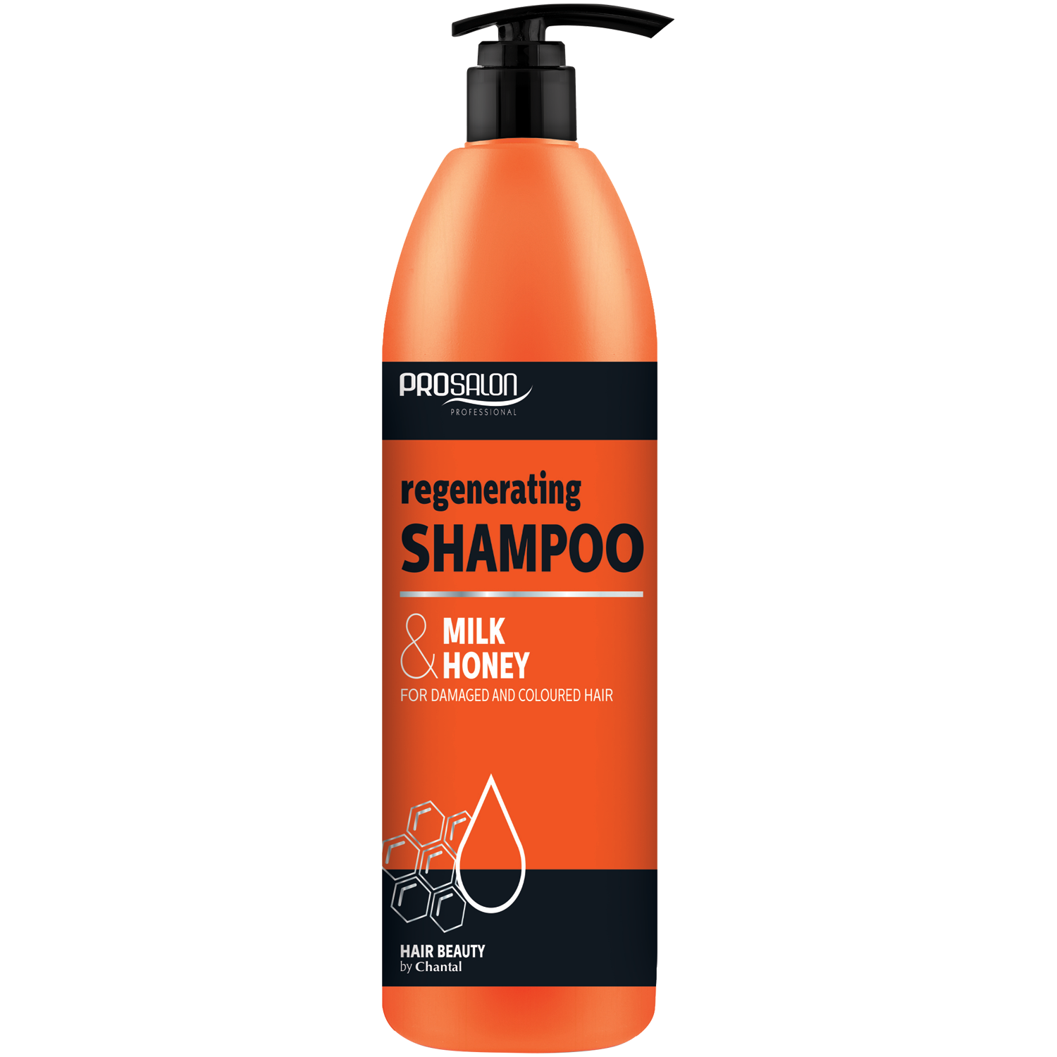 Prosalon Milk & Honey regenerujący szampon do włosów, 1000 ml