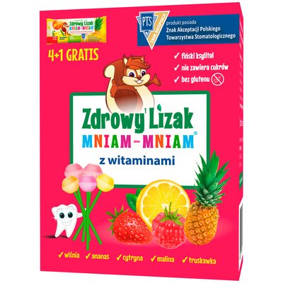 Lizak MNIAM-MNIAM Z witaminami (5 szt.)