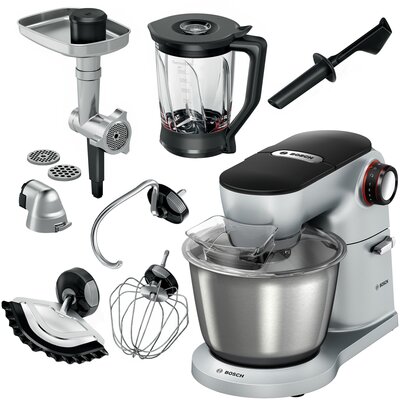 Robot kuchenny planetarny BOSCH MUM9B34S27 Optimum 1400W z maszynką do mięsa i blenderem kielichowym