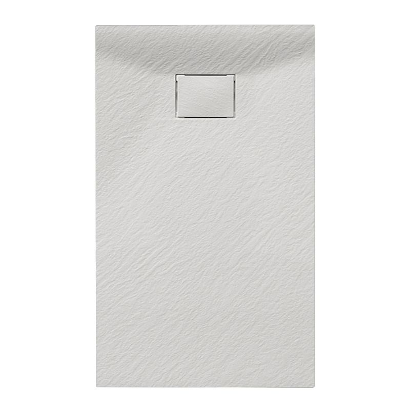 BRODZIK PRYSZNICOWY KAMIENNY PROSTOKĄTNY SLIM JUKO BIAŁY 120x80 CM
