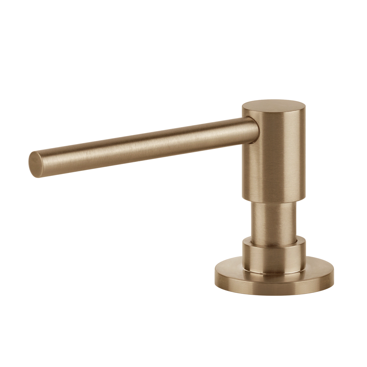 Gessi - Dozownik do mydła Dispenser 29660 Ciepły brąz szczotkowany PVD