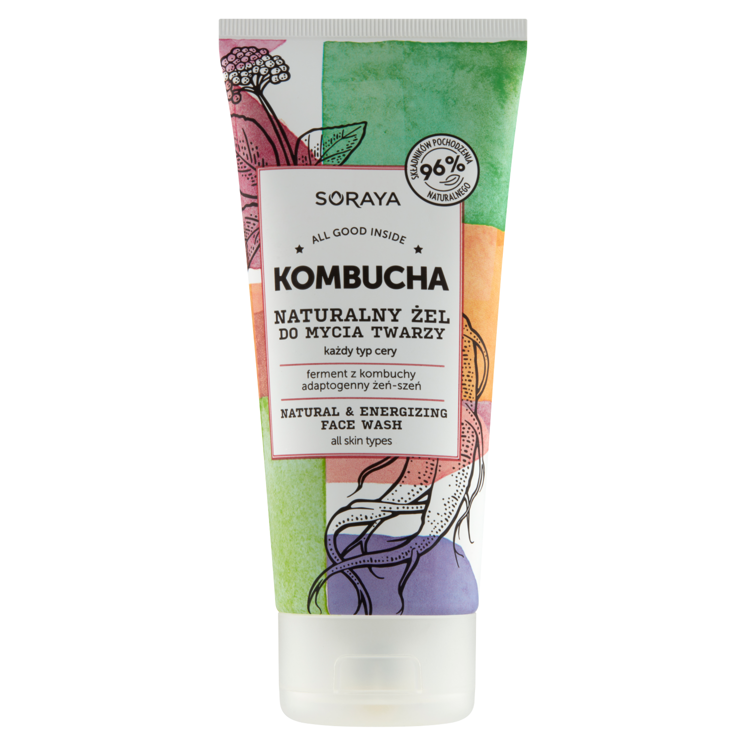 Soraya Kombucha żel do mycia twarzy, 150 ml
