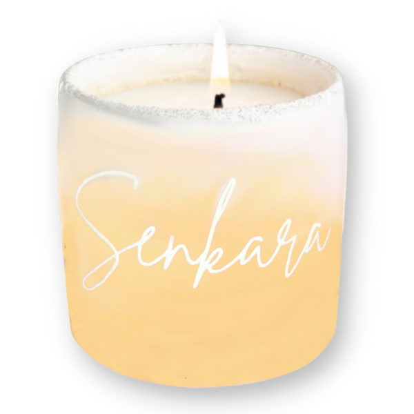 Senkara zapachowa świeca sojowa w betonie Jesienny Chill, 150g zapachowa świeca sojowa w betonie Jesienny Chill, 150 g