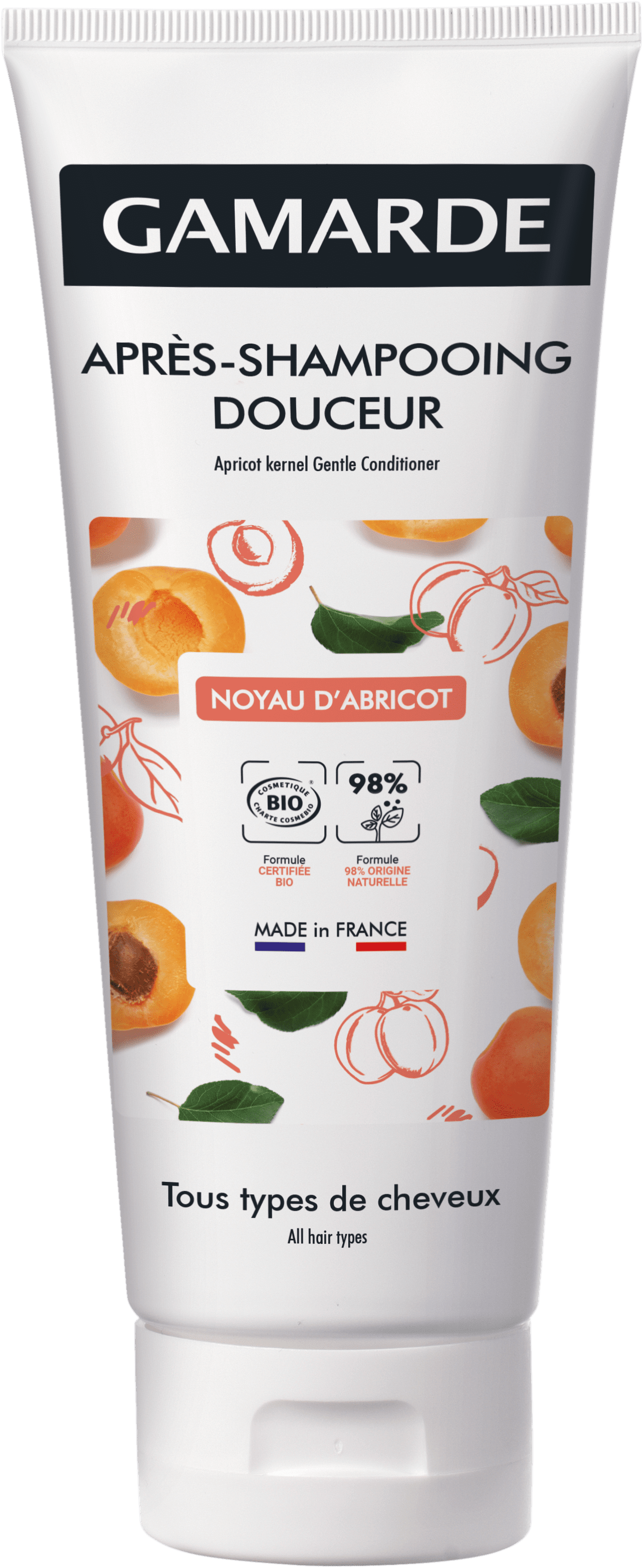 Gamarde łagodna odżywka do wszystkich rodzajów włosów, 200 ml