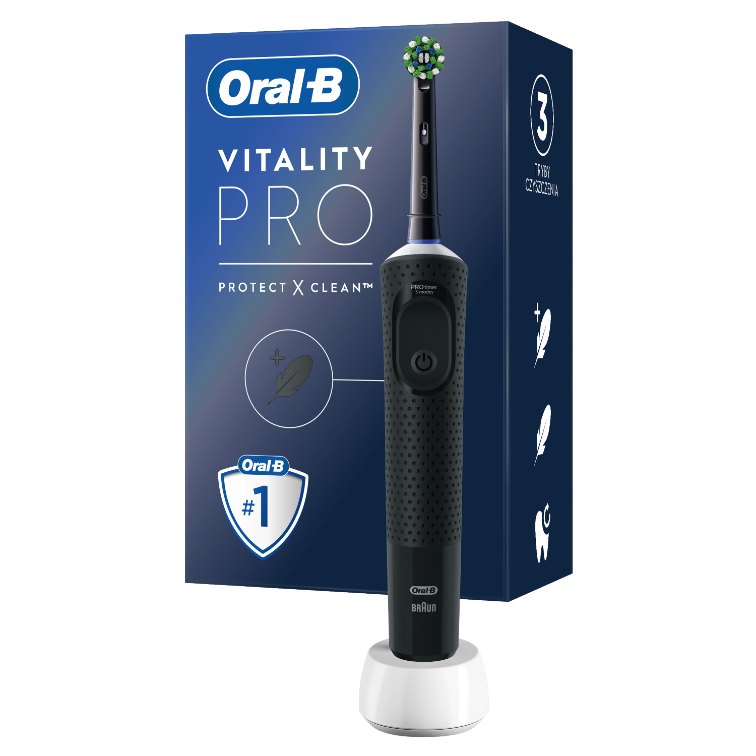 Szczoteczka rotacyjna ORAL-B Vitality D103 Czarny