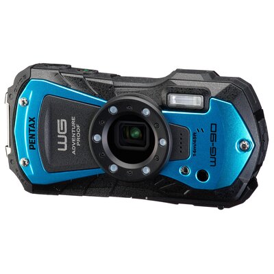 Aparat PENTAX WG-90 Niebieski, 16Mpix, 5x zoom, Full HD