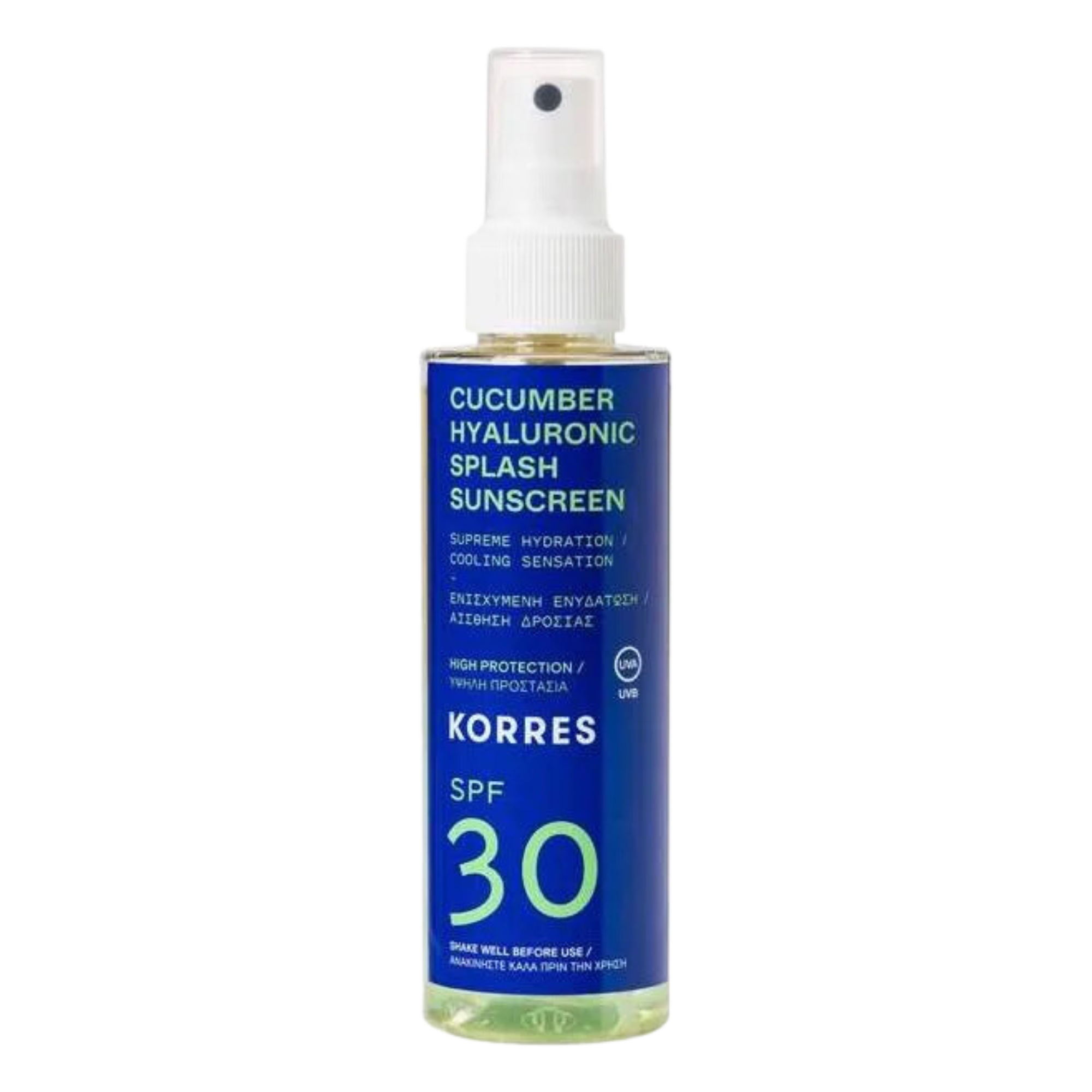 Korres Cucumber spray ochronny do twarzy i ciała SPF30, 150 ml