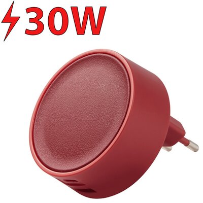 Ładowarka sieciowa LEXON Poweron 30W Czerwony