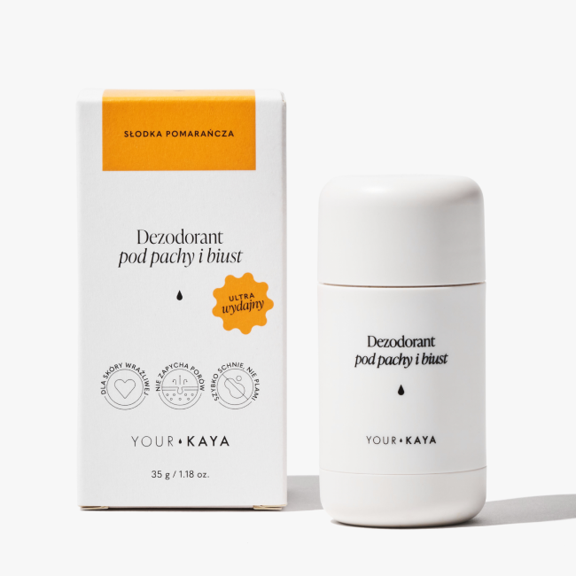 Your Kaya Słodka Pomarańcza delikatny dezodorant pod pachy i biust, 35 g