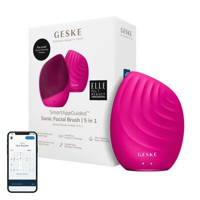 Szczoteczka soniczna do twarzy GESKE GK000010MG01 5w1 Magenta