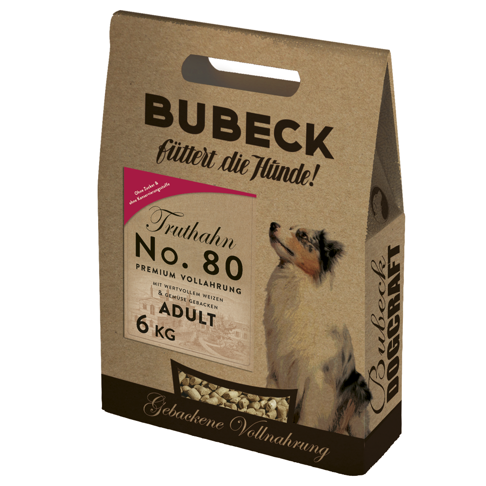 Bubeck Karma dla psa z Indykiem No°80 6kg