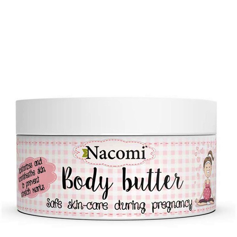 Nacomi Pregnant Care, intensywne masło do pielęgnacji ciała kobiet w ciąży, 100 g